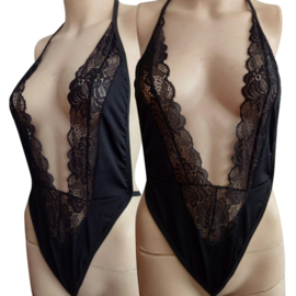 Sexy Lingerie Babydoll Nachtjapon V-hals Lace