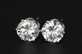 Crystal Zircon Stud Oorbellen