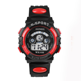 Jongens digitale merk horloge sport mens,  led, alarm, datum, klok