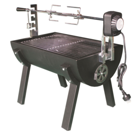 Spit Roaster Houtskool BBQ met motor tot 15Kgs