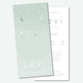 Geboortekaartje Levi