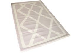 Buiten tapijt roze met patroon - 90x150cm - weerbestendig en vuilafstotend  EE2700-A