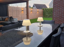 Solar Led Tuin Tafellamp - warm wit licht - met dimmer  HB5100