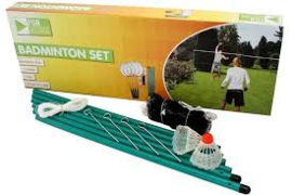 Badminton Set voor 4 personen  incl . net  HC1000