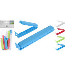 Vershoudclips 18 stuks in netje 4 ass. kleur  CC1260
