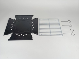 Opvouwbare barbecue 25 x 25 x 11,5 cm  DD1800