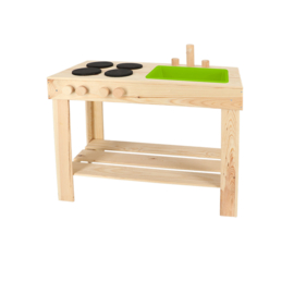 Modderkeuken van hout - Buitenspeel keuken voor kinderen HJ1000