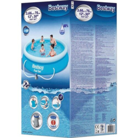 Bestway Fast Set zwembad + filterpomp 366 x 76 cm  HR1000