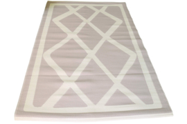 Buiten tapijt roze met patroon - 90x150cm - weerbestendig en vuilafstotend  EE2700-A