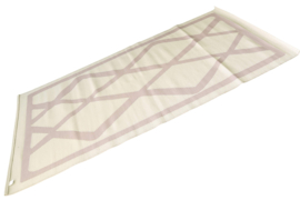 Buiten tapijt roze met patroon - 90x150cm - weerbestendig en vuilafstotend  EE2700-A