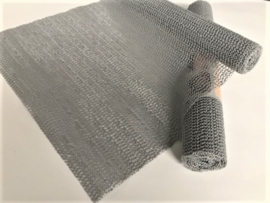 Antislip mat grijs - 30 x 150 cm - 2 stuks  BB2160
