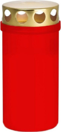 Grafkaars rood 5-pack - Apostellicht - 11,6 cm hoog  DD9100