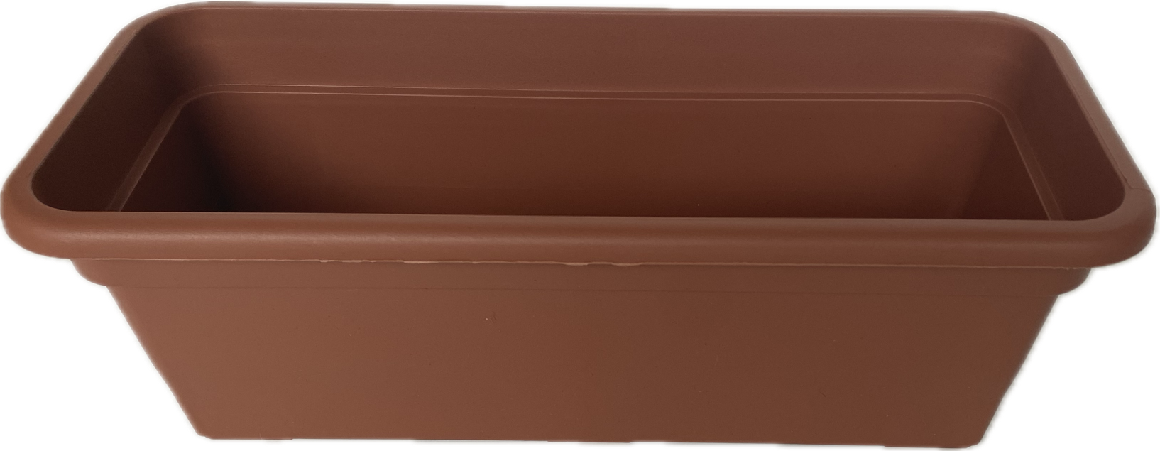 Bloembak / Plantenbak - Rechthoekig - 39,5x16,9cm - Kunststof - Terracotta CC9095