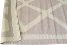 Buiten tapijt roze met patroon - 90x150cm - weerbestendig en vuilafstotend  EE2700-A