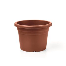 Ronde Bloempot 20x14cm - Kunststof - Terracotta  CC9015