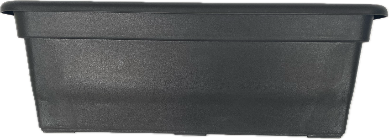 Bloembak / Plantenbak - Rechthoekig - 39,5x16,9cm - Kunststof - Antraciet  CC9090