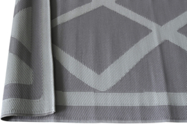 Buiten tapijt lila met patroon - 90x150cm - weerbestendig en vuilafstotend EE2700-B