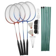 Badminton Set voor 4 personen  incl . net  HC1000