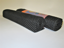 Antislip mat op rol zwart 30 x 150 cm - set van 2 stuks - CC2710