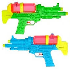 Waterpistool 30 cm 3ass kleur  CC0090