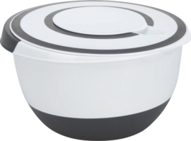 Beslagkom - Roerkom - 5 Liter - met spatdeksel - 3ass  EE1105