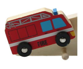 Kinderkapstok van hout - 32x4x9cm - 2ass   DD4100A