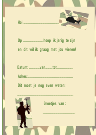 Uitnodiging soldaten