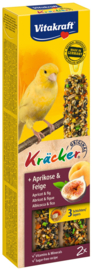 Kräcker kanarie abrikoos en vijg