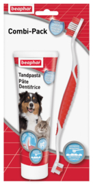 Beaphar tandenborstel combi-pack
