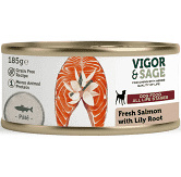 Vigor & Sage pate fresh salmon with lily root 180gr