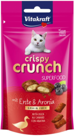 Crispy Crunch met eend en aroniabessen