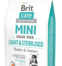 Brit Care light & sterilised rabbit & salmon  400 gram