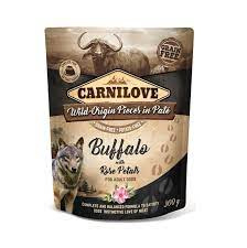 Carnilove pouch met Buffel en rozenblaadjes 300gr