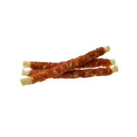 rawhide stick met kip 24cm 3st