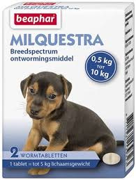 Milquestra ontwormingsmiddel vanaf 5kg