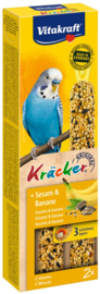 Kräcker parkiet sesam en banaan