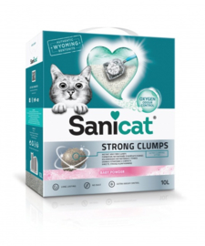 Sanicat strong clumps babypowder 6L