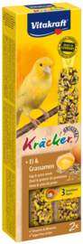 Kräcker kanarie ei en graszaad