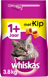 Whiskas kip 3,8kg