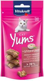 Cat Yums met leverworst