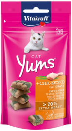 Cat Yums met kip en kattengras
