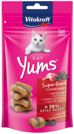 Cat Yums Superfood met vlierbessen