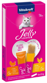 Jelly Lovers kip & kalkoen: gelei-snack