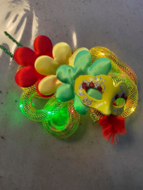 carnavals corsage met verlichting