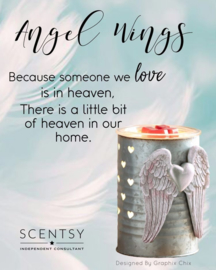 Wax warmer model Angel wings