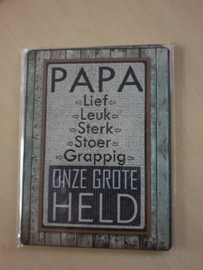 tekstbordjes : papa