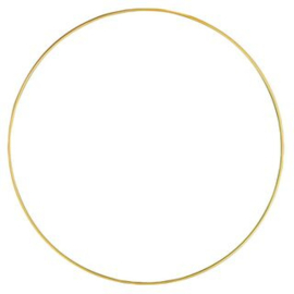 Ring Metaal goud 50 cm