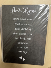 tekstbordjes: mama