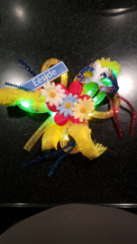 carnavals corsage met verlichting