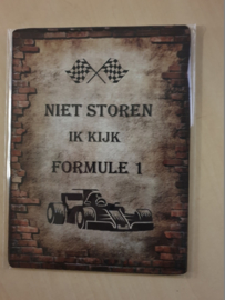 tekstbordjes: formule 1